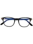 Tom Ford Eyewear Ft5625b Soft Square-frame Glasses - Black