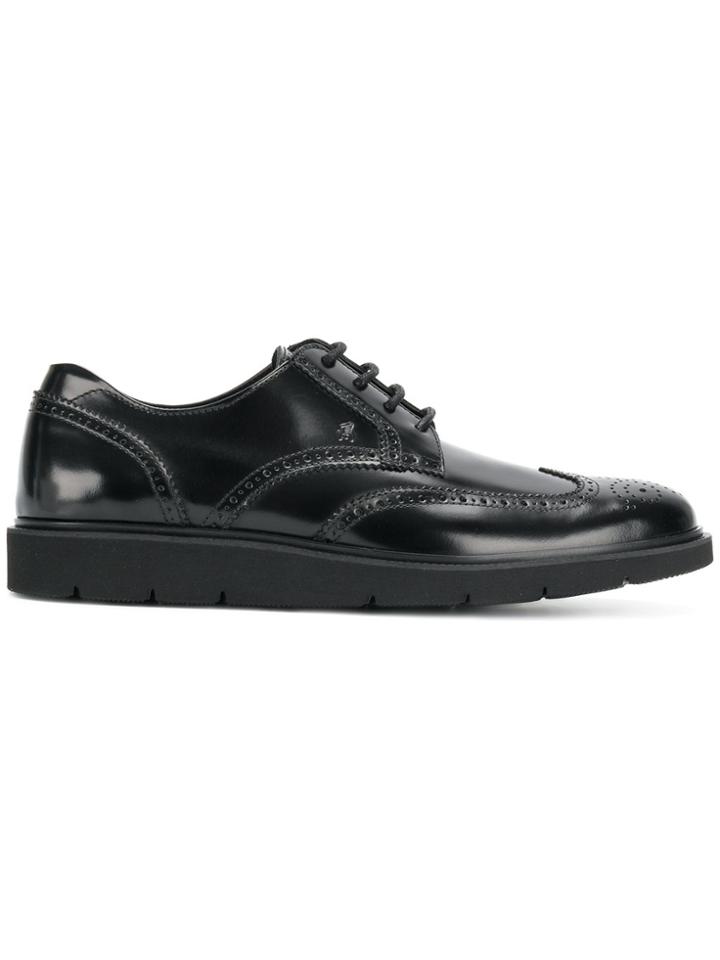 Hogan Lace-up Brogues - Black