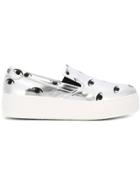 Kenzo 'k-py' Eyes Sneakers - Metallic