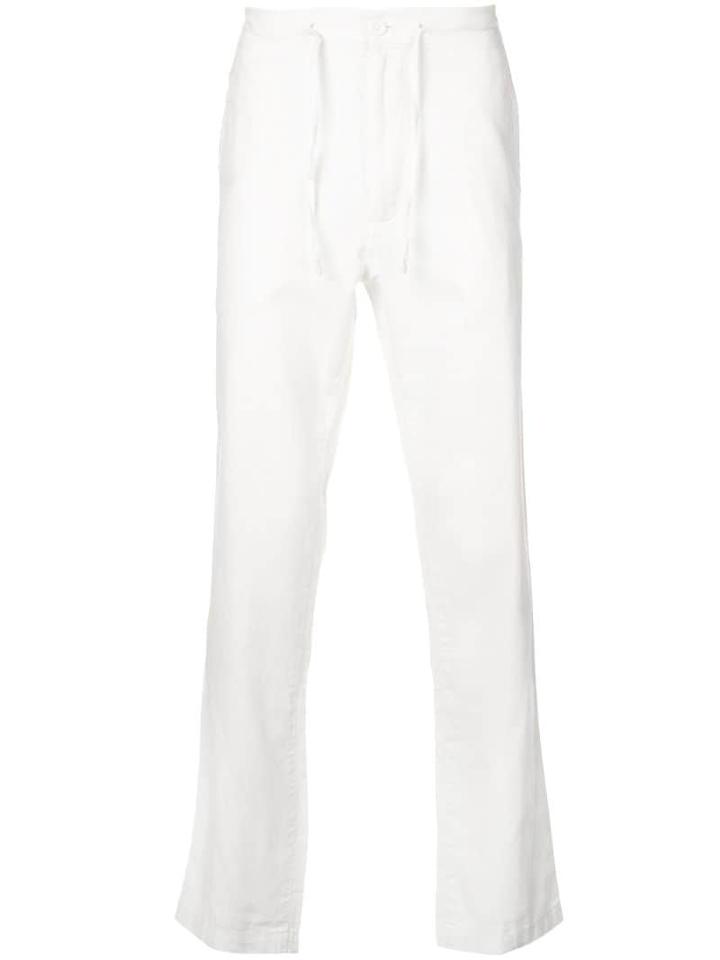 Onia Collin Straight-leg Trousers - White