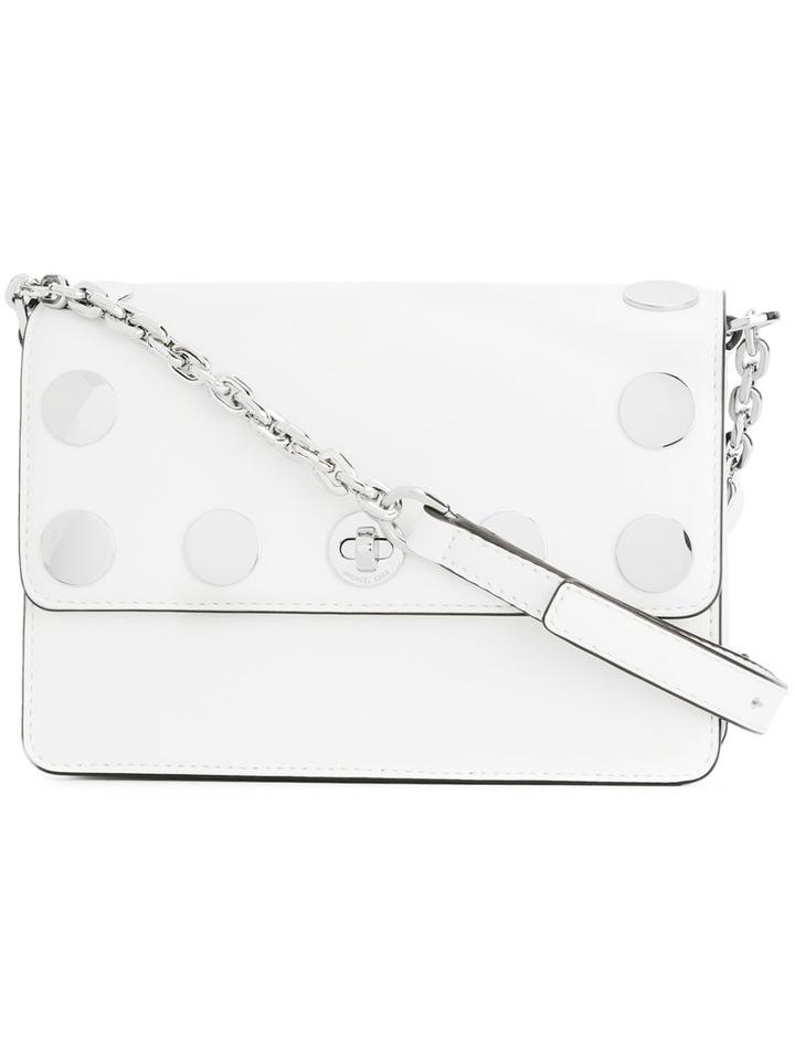 Michael Michael Kors - Natalie Shoulder Bag - Women - Leather - One Size, Women's, White, Leather
