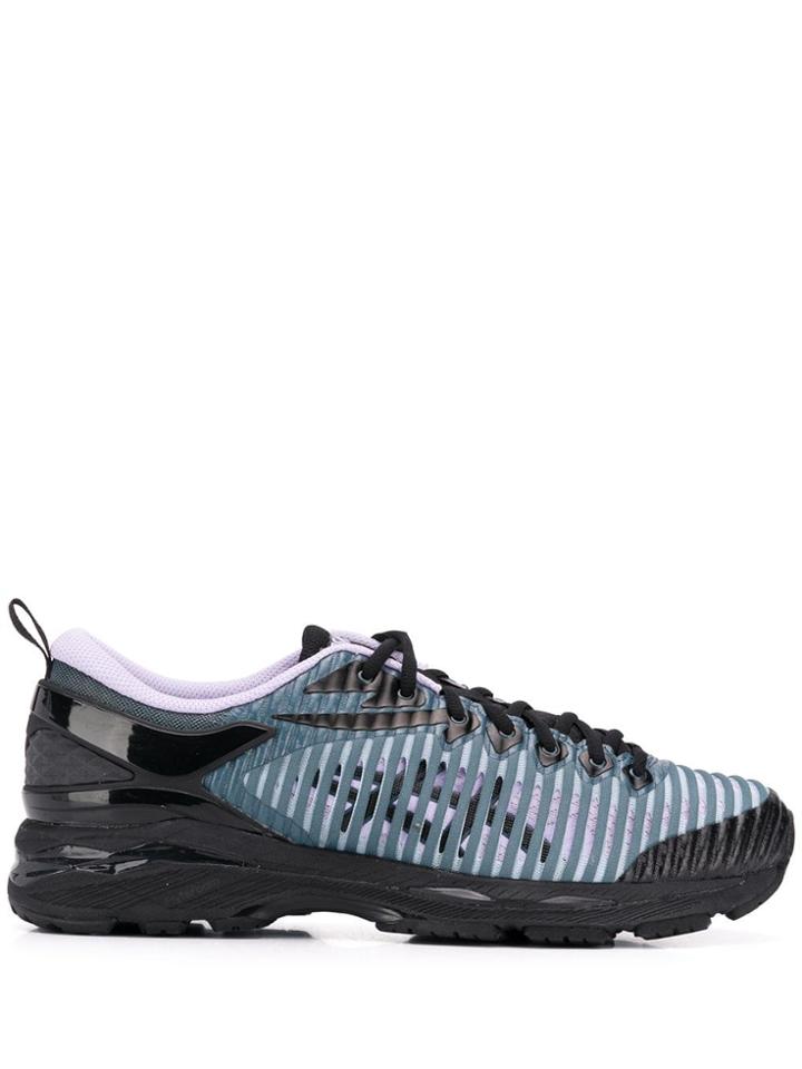 Kiko Kostadinov Ribbed Lace-up Sneakers - Blue