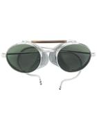 Thom Browne Eyewear Tinted Desert Goggles - Metallic