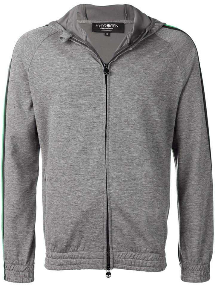 Hydrogen Loose Zipped Jacket - Grey