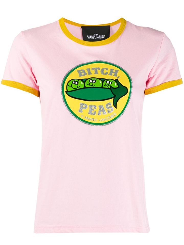 Marc Jacobs Peas Print T-shirt - Pink