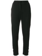 Chinti & Parker Fitted Tailored Trousers - Black