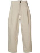 Comme Des Garçons Shirt Wide Leg Trousers - Neutrals