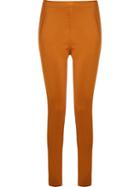 Andrea Marques Side Pocket Cropped Trousers, Women's, Size: 38, Brown, Cotton/spandex/elastane/acetate