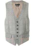 Alexander Mcqueen Fitted Suiting Panel Waistcoat - Grey