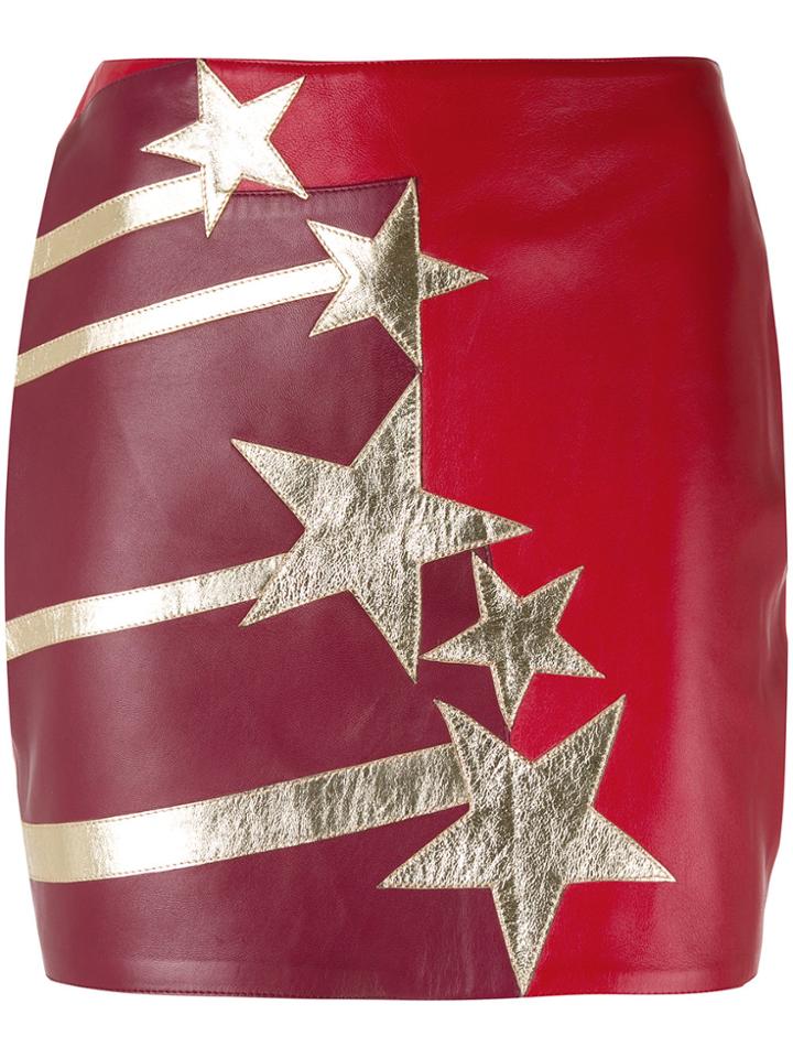 Faith Connexion Star Detail Skirt - Red