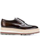 Prada Lace-up Derby Shoes - Brown