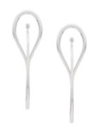 Charlotte Chesnais Needle Hoop Earrings - Silver