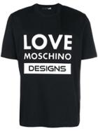 Love Moschino Designs Print T-shirt - Black
