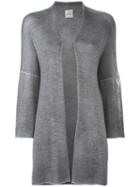 Nude Golden Sleeve Cardigan, Women's, Size: 40, Grey, Wool/silk/cashmere