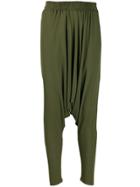 Jean Paul Gaultier Vintage 1990's Dropped Crotch Trousers - Green