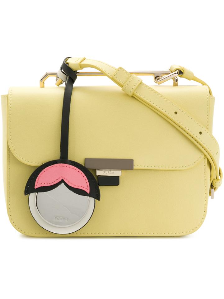 Furla Elisir Satchel Bag - Yellow & Orange