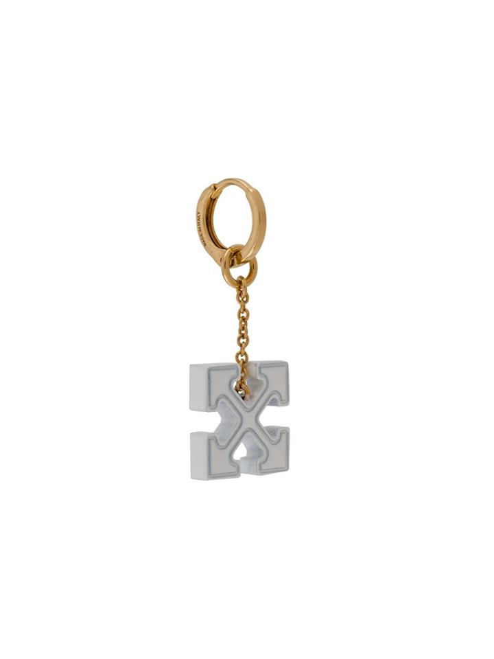 Off-white Logo Drop Earring