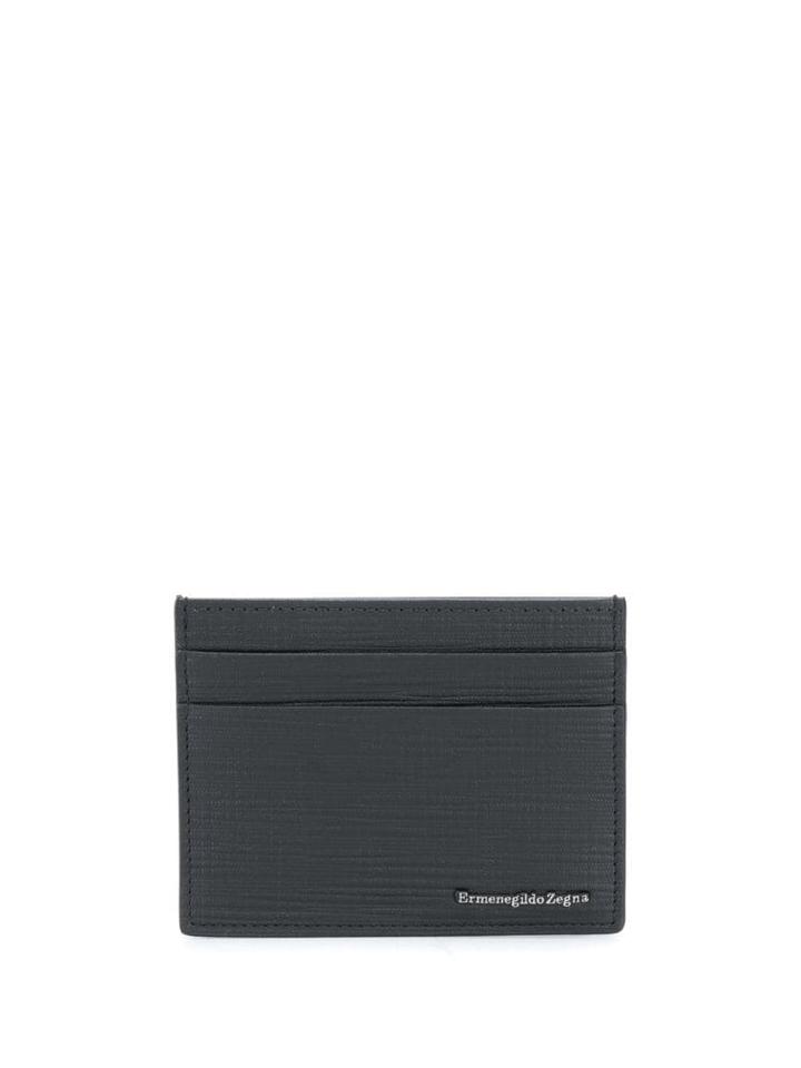 Ermenegildo Zegna Textured Cardholder - Black