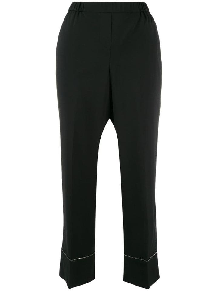 Nº21 High-waisted Trousers - Black