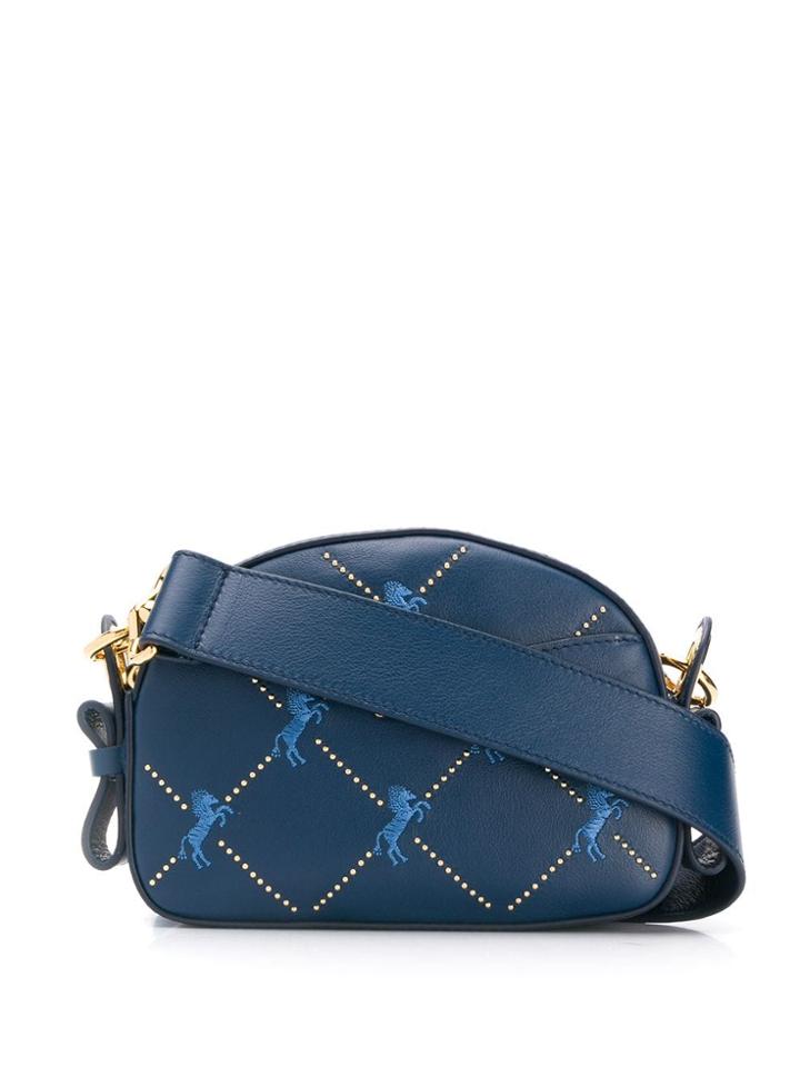 Chloé Horse Patterned Crossbody Bag - Blue
