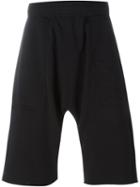 Damir Doma Elastic Waistband Shorts, Men's, Size: Medium, Black, Cotton