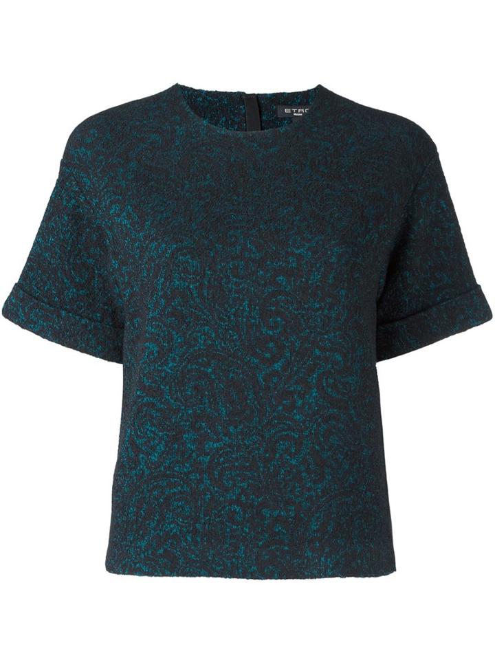 Etro Jacquard Boxy T-shirt