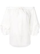 Dvf Diane Von Furstenberg Off-the-shoulder Blouse - White