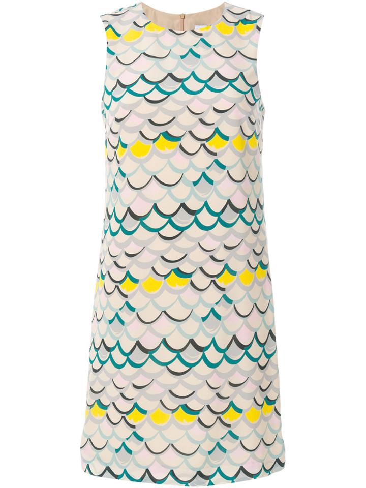 M Missoni Scallop Print Dress - Nude & Neutrals