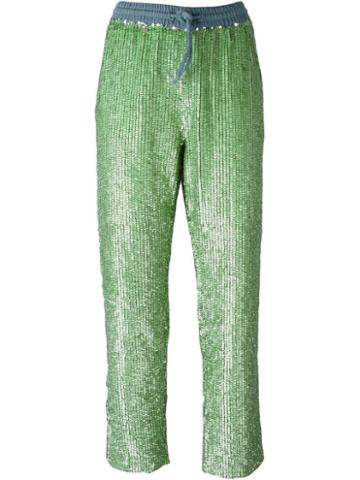 Manoush Sequin Embellished Pants