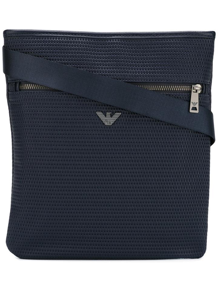 Armani Jeans - Cross Body Bag - Men - Polyamide/polyester/polyurethane - One Size, Blue, Polyamide/polyester/polyurethane