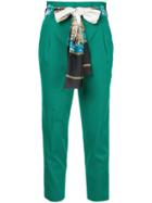 Guild Prime Print Belted Cropped Trousers - Green