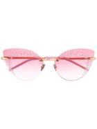 Pomellato Eyewear Cat Eye Sunglasses - Pink