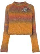 Giada Benincasa Ombré Striped Jumper - Yellow & Orange