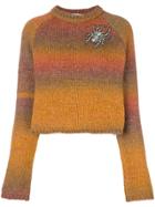 Giada Benincasa Ombré Striped Jumper - Yellow & Orange