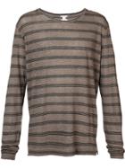 Massimo Alba Striped T-shirt - Green
