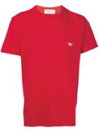 Chest Pocket T-shirt - Men - Cotton - M, Red, Cotton, Maison Kitsuné