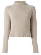 Ralph Lauren Collection Funnel Neck Jumper - Nude & Neutrals