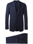 Lardini Two-piece Slim Fit Suit, Men's, Size: 50, Blue, Wool/mohair/silk/cupro