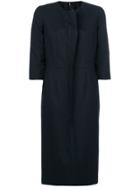 Comme Des Garçons Comme Des Garçons Striped Cropped Sleeved Dress -