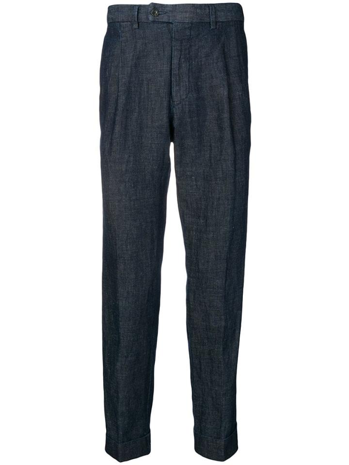 Barba Smart Trousers - Blue