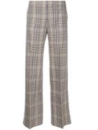 Irene - Straight-leg Checked Trousers - Women - Cotton/mohair/wool - 36, Nude/neutrals, Cotton/mohair/wool
