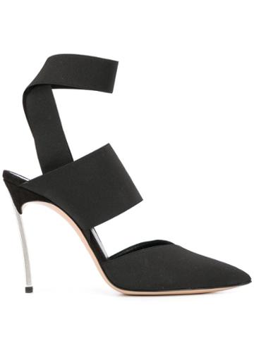 Casadei Blade Runway Sandals - Black