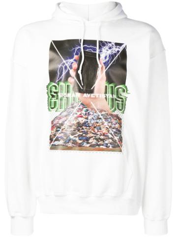 Tigran Avetysian Logo Print Hoodie - White