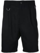 Roar - Tailored Shorts - Men - Polyester/triacetate/wool - Iii, Black, Polyester/triacetate/wool