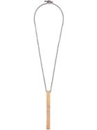 Parts Of Four Plaque Pendant Necklace - Gold
