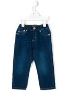 Armani Junior - Straight Leg Jeans - Kids - Cotton/polyester/spandex/elastane - 6 Mth, Blue