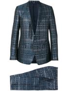 Dolce & Gabbana Woven Metallic Suit - Blue