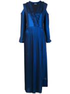 Each X Other Long Pleated Dress - Blue