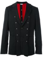 Comme Des Garçons Homme Plus Studded Detail Blazer, Men's, Size: Medium, Black, Cupro/wool
