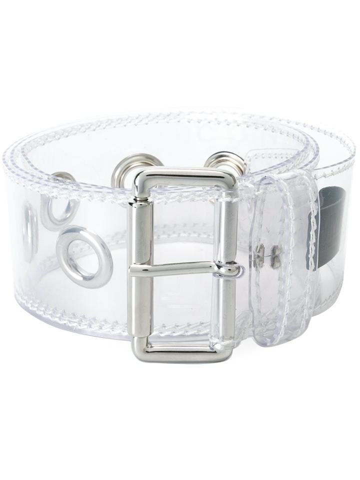 Mm6 Maison Margiela Silver-tone Hardware Belt